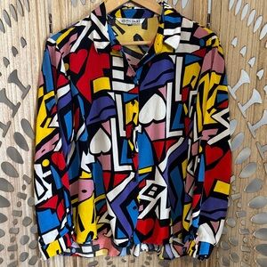 Vintage 90s Big Dart Button Down